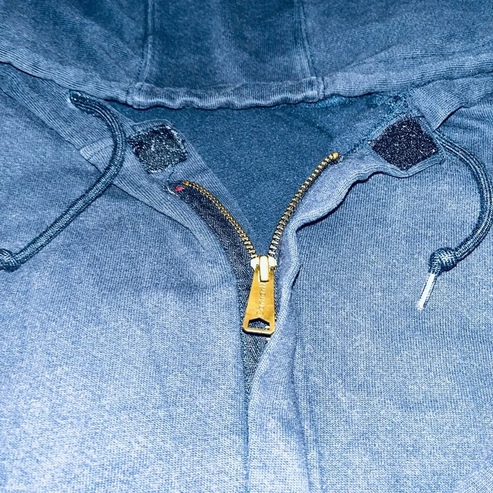 Mens Carhartt FR zip-Up Hooded Sweatshirt - Dark Navy Mens xL - Picture 6 of 6